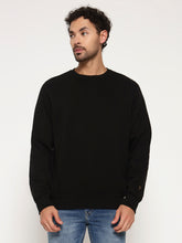 Solid Crew Neck Sweatshirt for Men