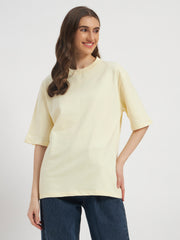 Oversized Essential T-Shirt For Women Ecru