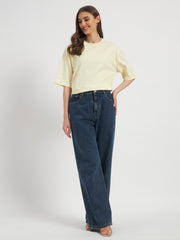 Oversized Essential T-Shirt For Women Ecru
