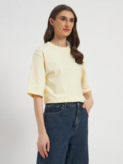 Oversized Essential T-Shirt For Women Ecru