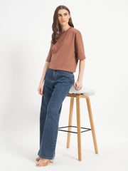 Oversized Essential T-Shirt For Women Rose Taupe