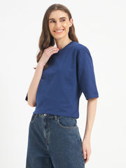 Oversized Essential T-Shirt For Women Cobalt Blue