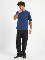 Oversized Essential T-Shirt For Men Cobalt Blue