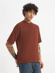 Oversized Essential T-Shirt For Men Cocoa Brown