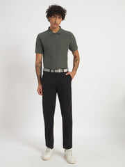 Zybe Sandstone Zip Polo