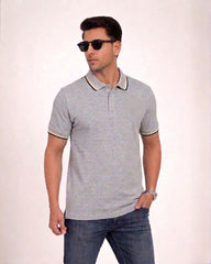 Zybe Grey Elite Polo