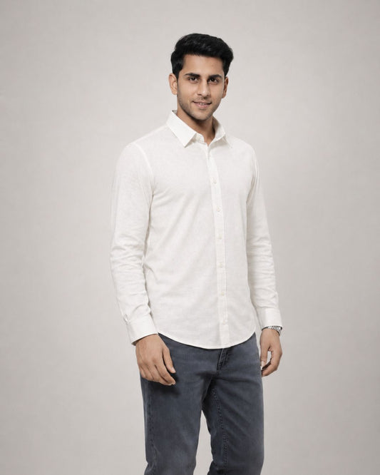 ZYBE Ivory Linen Shirt