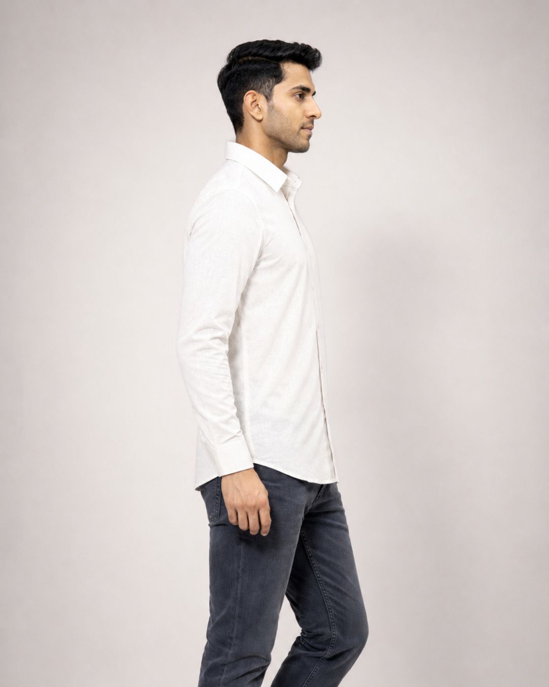 ZYBE Ivory Linen Shirt