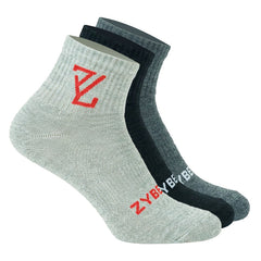 Zybe Ecosoft Athletic Socks Pack of 3 Pairs