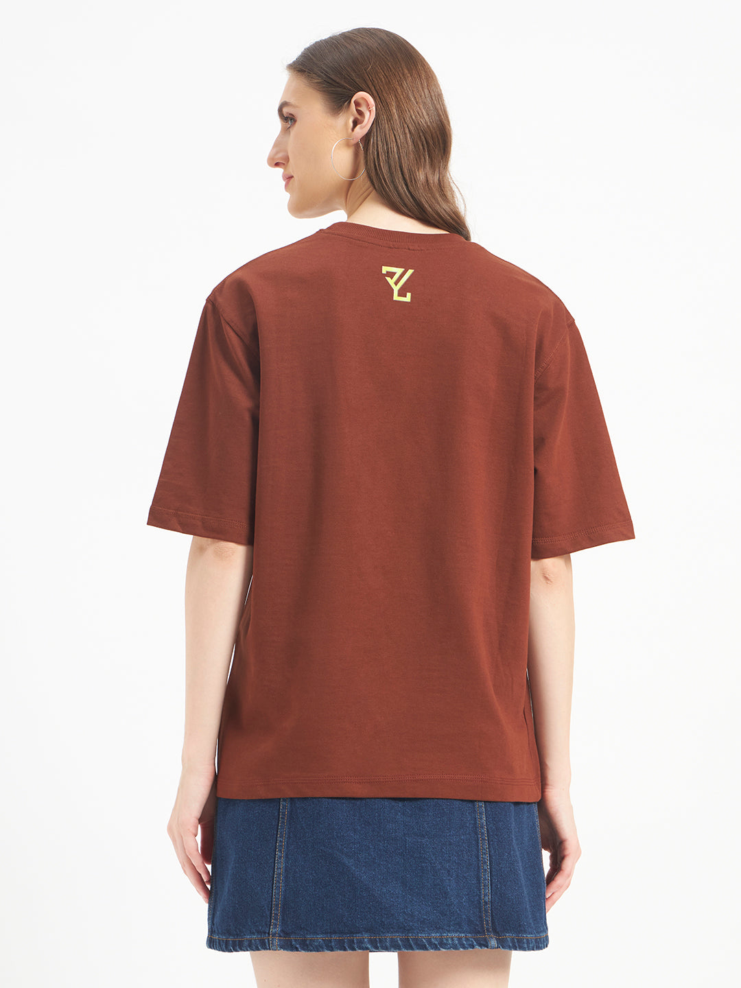 Oversized Essential T-Shirt For Women Cocoa Brown