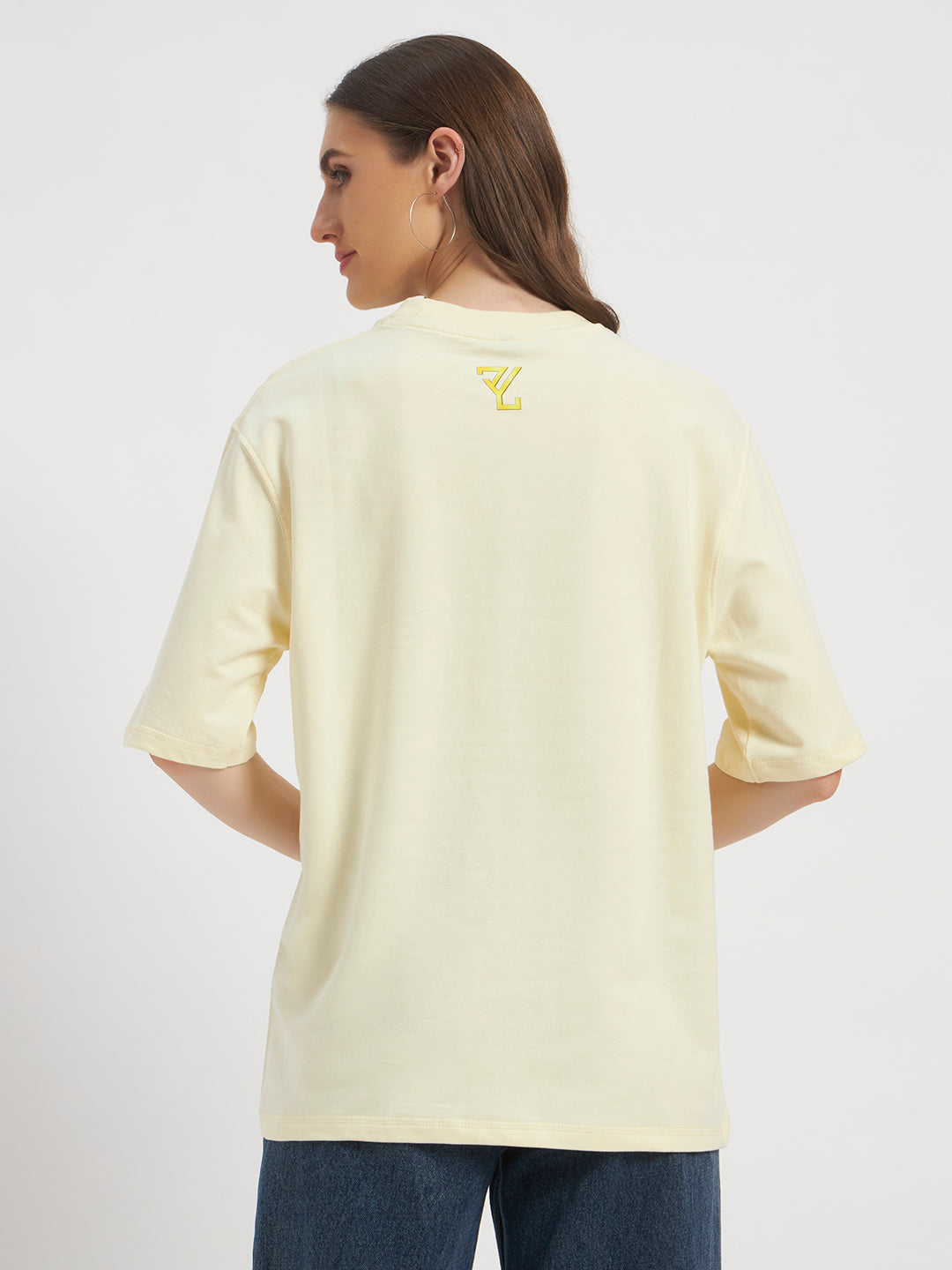 Oversized Essential T-Shirt For Women Ecru