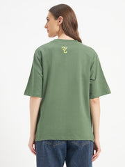 Oversized Essential T-Shirt For Women Sage Green