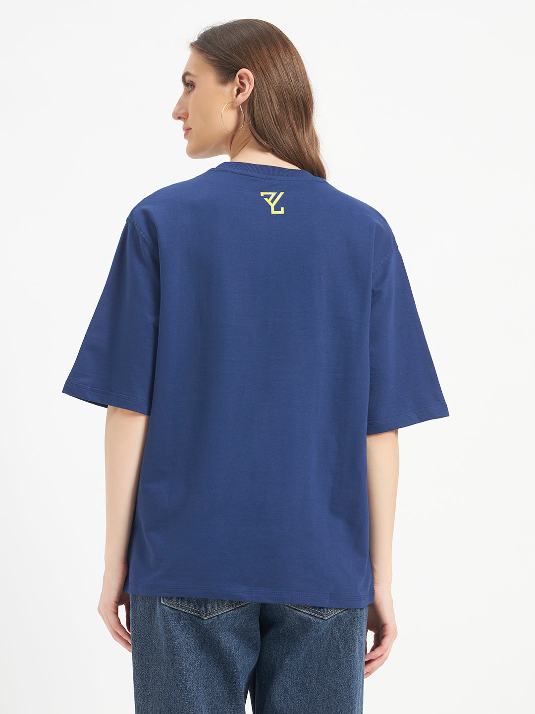 Oversized Essential T-Shirt For Women Cobalt Blue