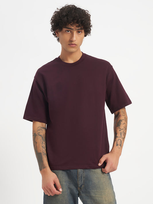 Oversized Essential T-Shirt For Men Dusty  Purple