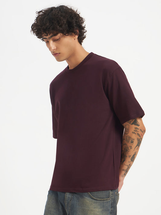 Oversized Essential T-Shirt For Men Dusty  Purple