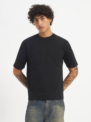Oversized Essential T-Shirt For Men Washed Black