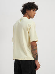Oversized Essential T-Shirt For Men Ecru