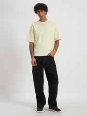 Oversized Essential T-Shirt For Men Ecru