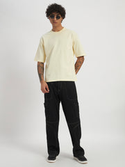 Oversized Essential T-Shirt For Men Ecru