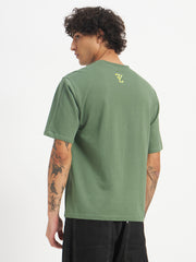 Oversized Essential T-Shirt For Men Sage Green