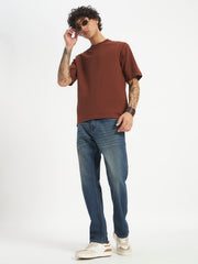 Oversized Essential T-Shirt For Men Cocoa Brown