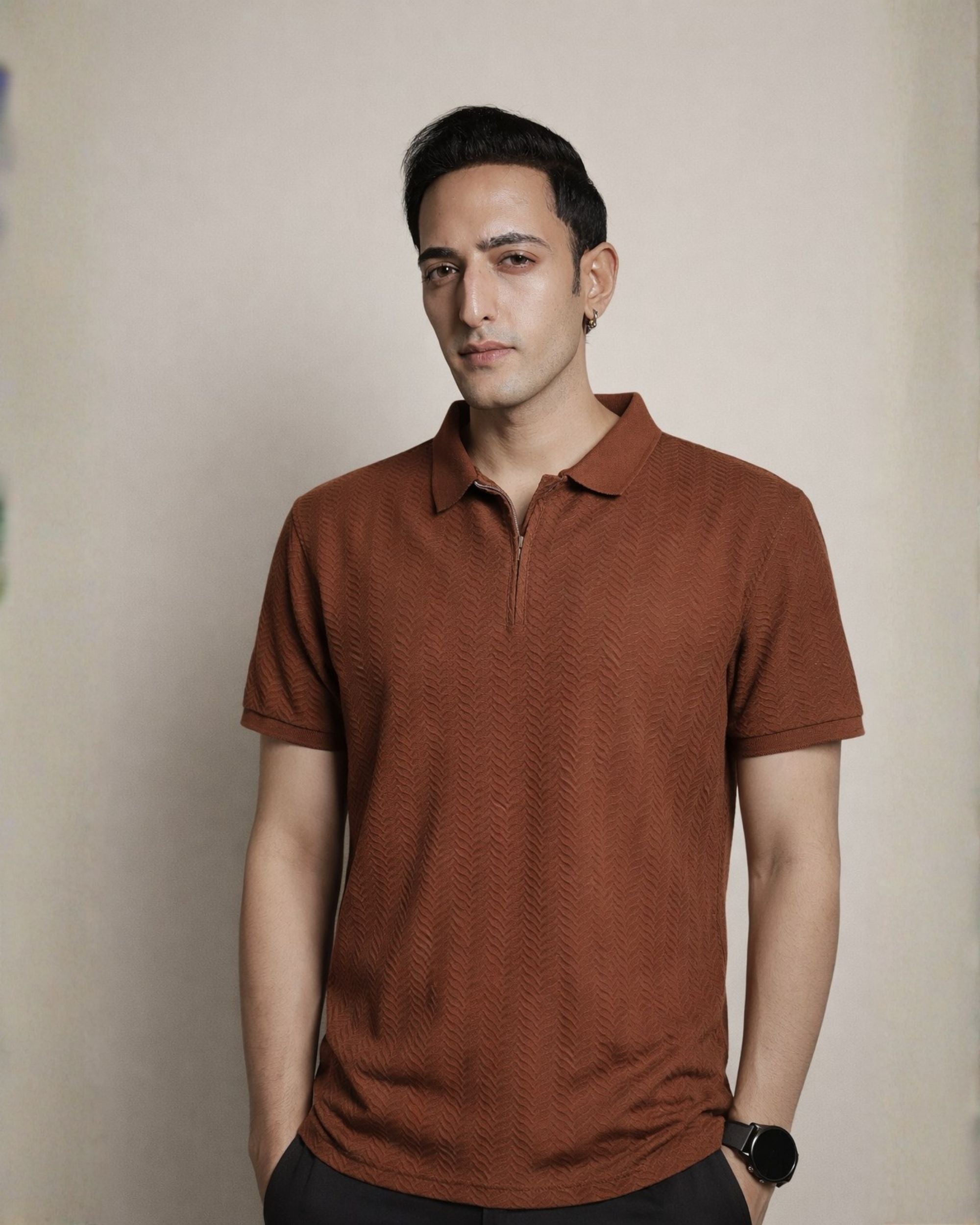 Zybe Terra Zip Polo