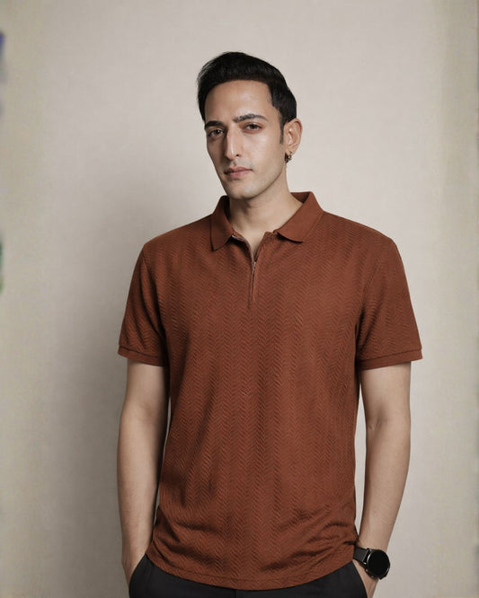 Zybe Terra Zip Polo
