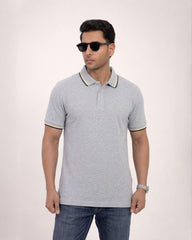 Zybe Grey Elite Polo