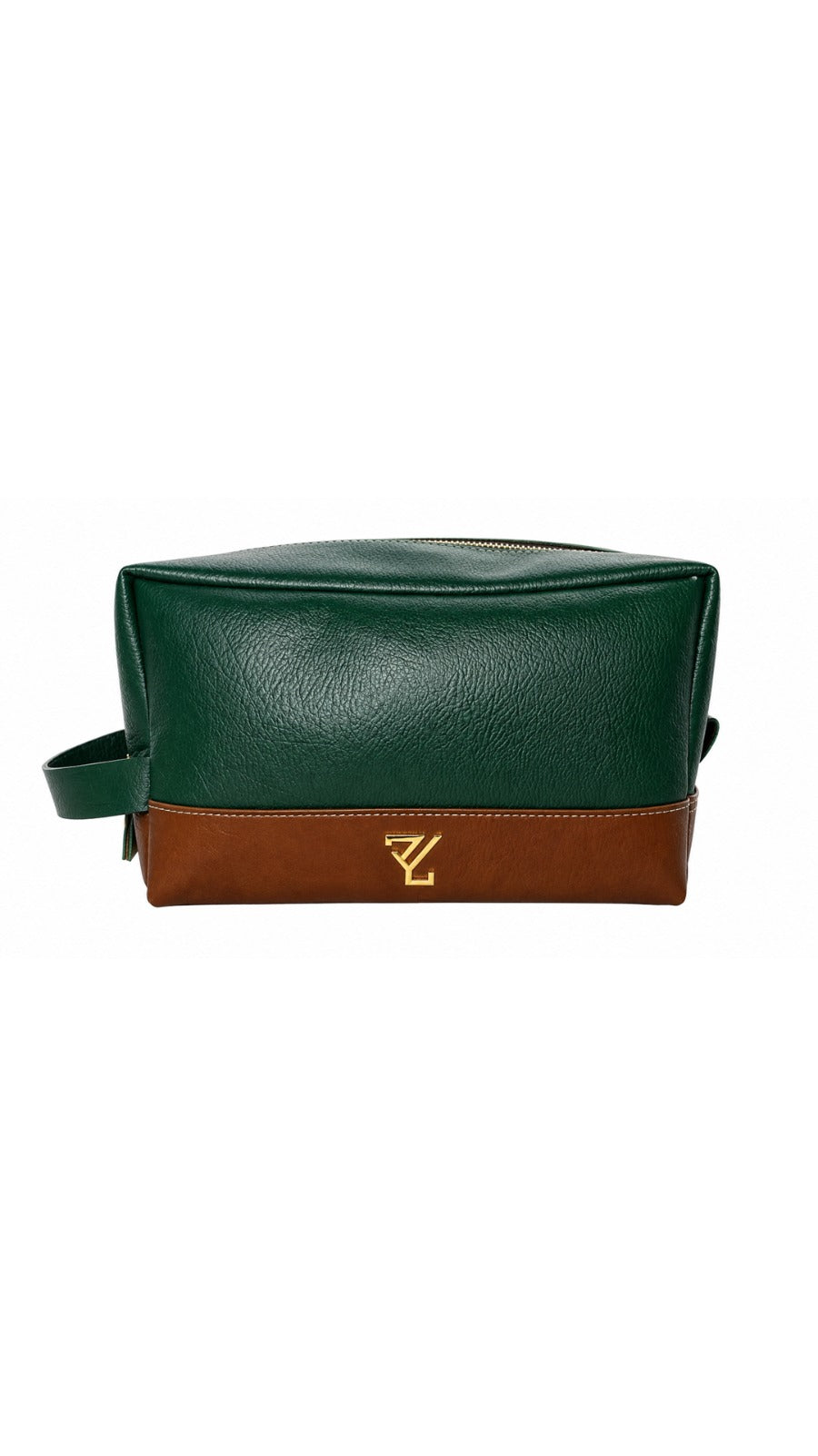 Zybe Signature Leather Pouch Green
