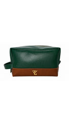 Zybe Signature Leather Pouch Green